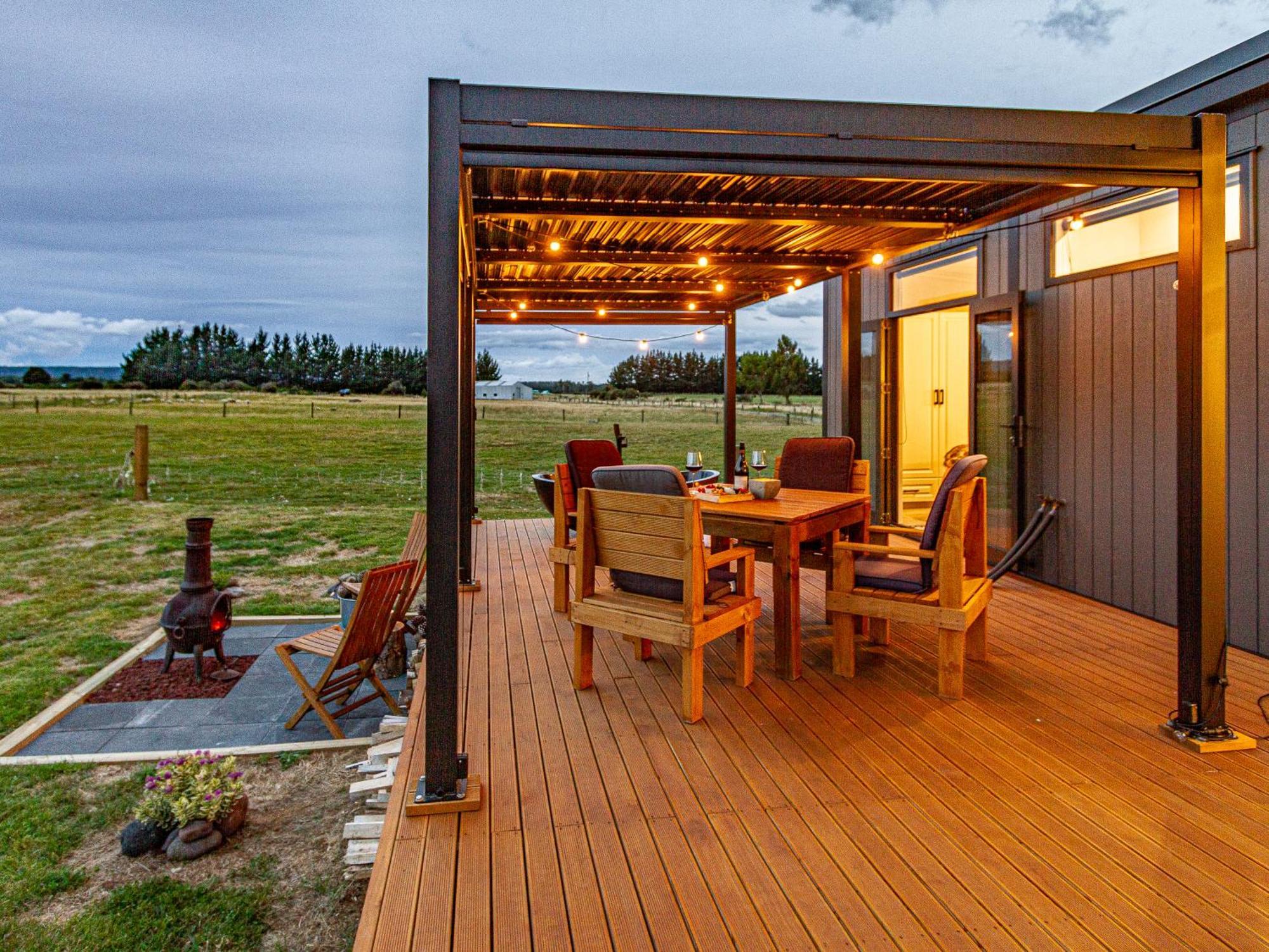 Mangateitei Views - Rangataua Tiny Home Ohakune Exterior foto