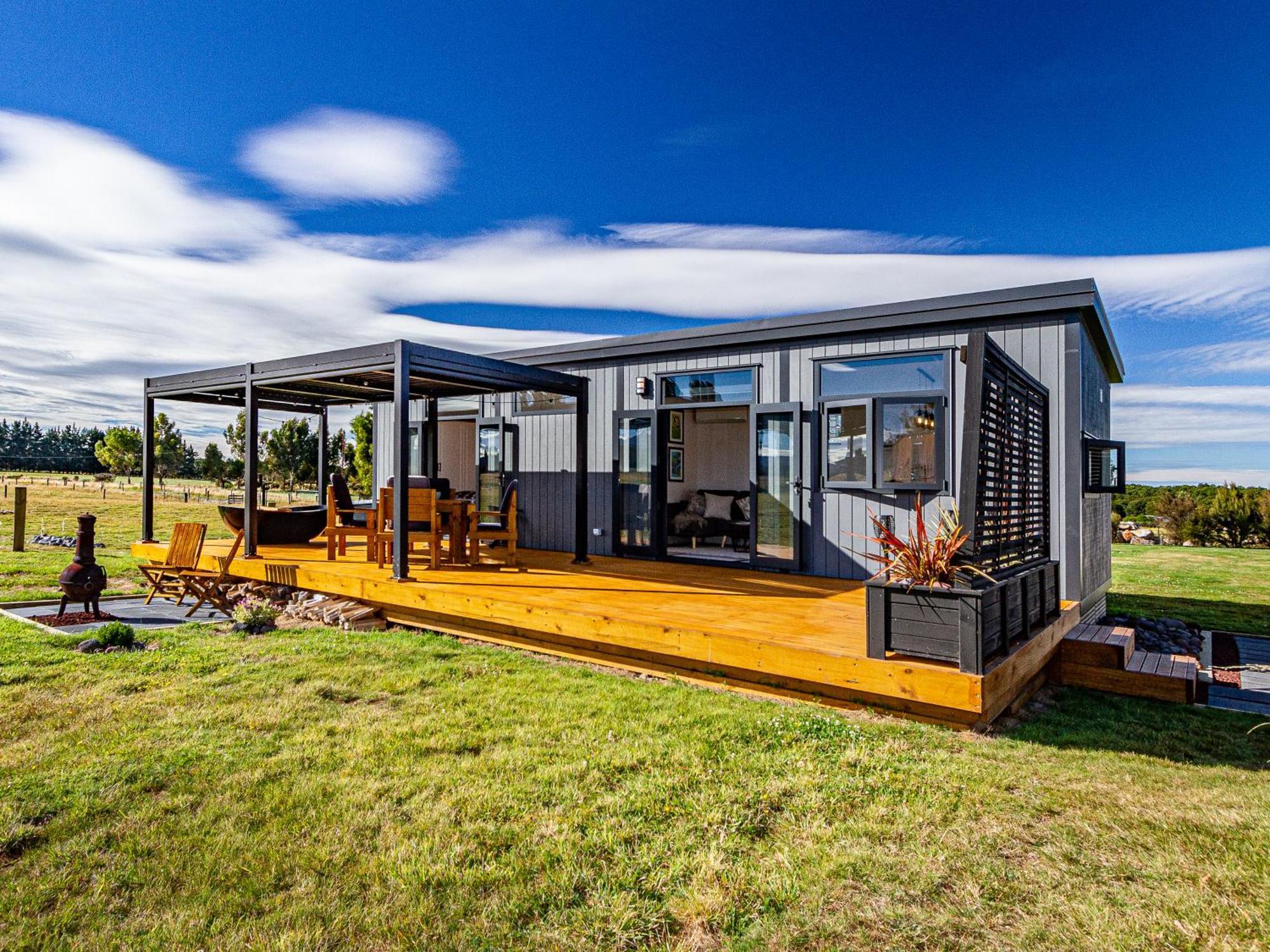 Mangateitei Views - Rangataua Tiny Home Ohakune Exterior foto