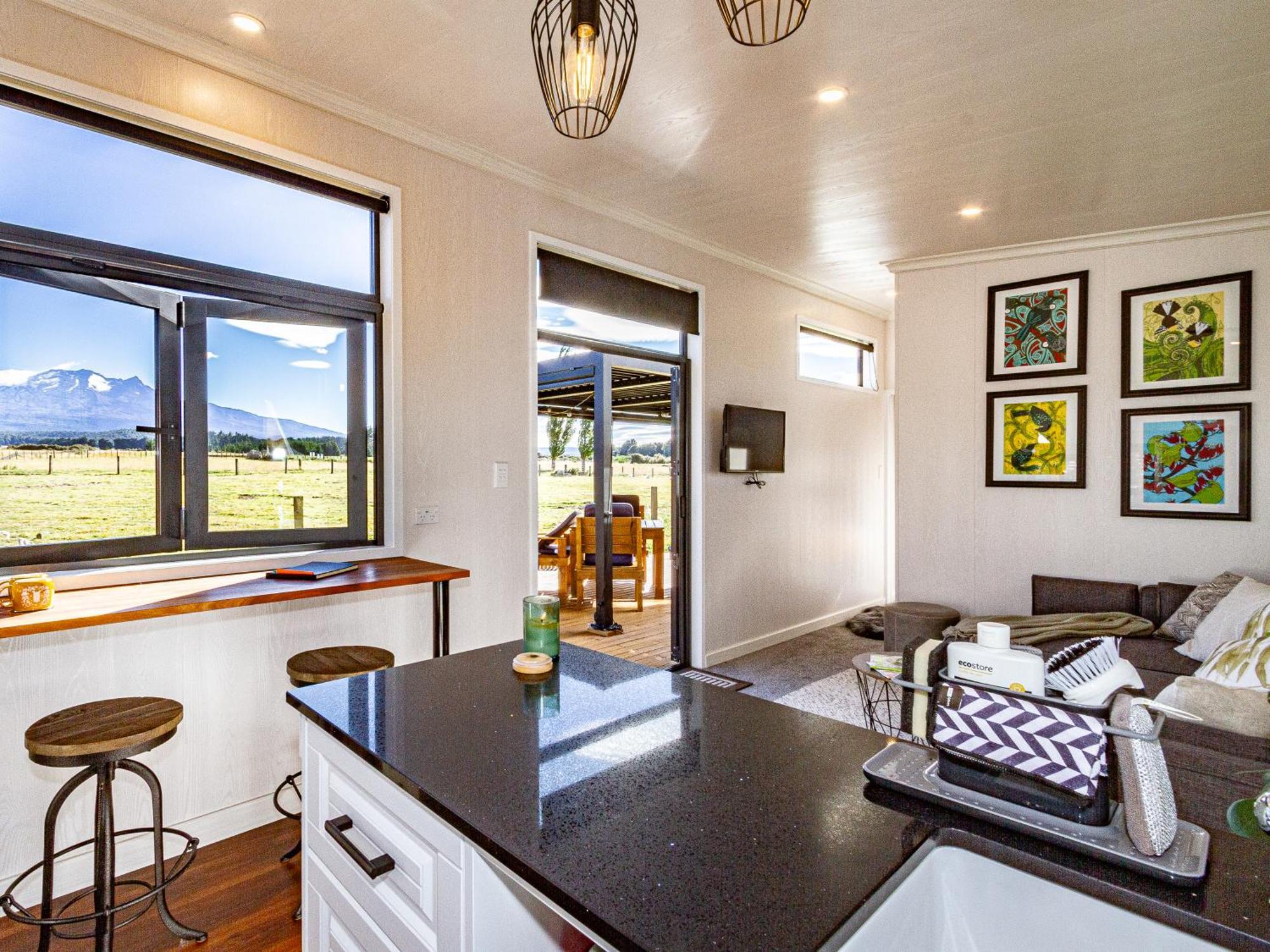 Mangateitei Views - Rangataua Tiny Home Ohakune Exterior foto